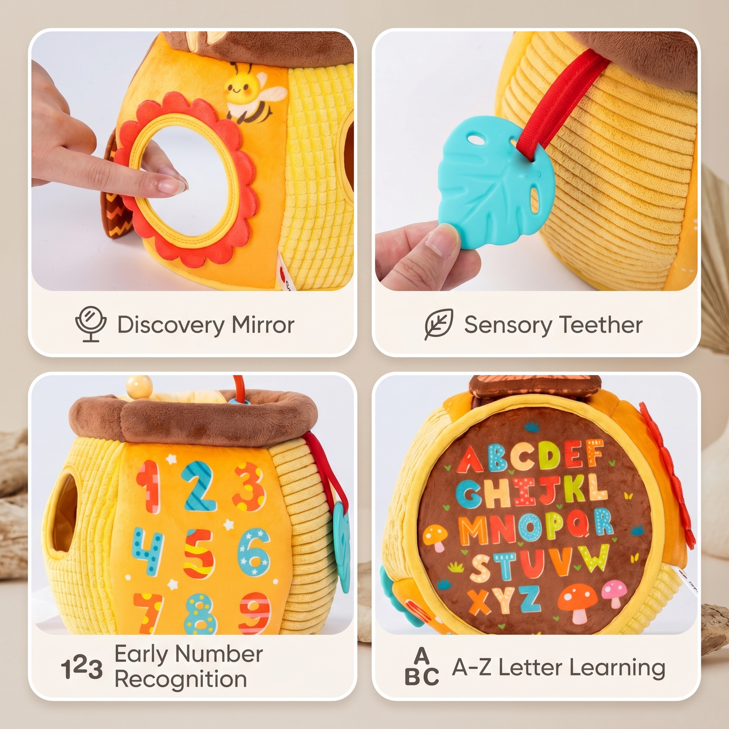 Honey Pot Plush Activity Set for Toddlers
