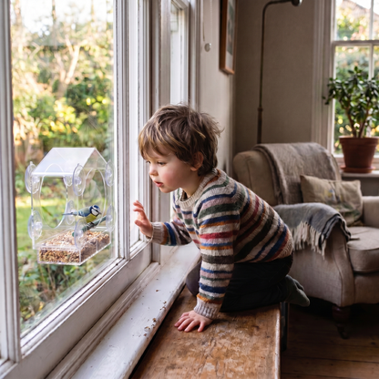 Clear Bird Watching Window Feeder