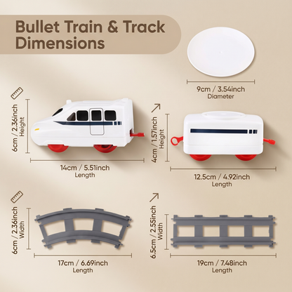 Interactive Table Food Train for Shared Dining