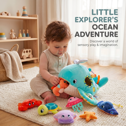 Ocean Friends Plush Discovery Set