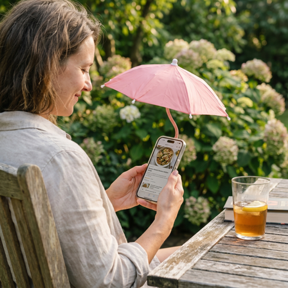 Phone Sun Shade Umbrella for Outdoor Use