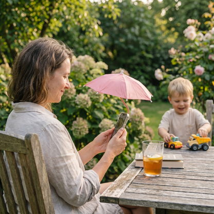 Phone Sun Shade Umbrella for Outdoor Use