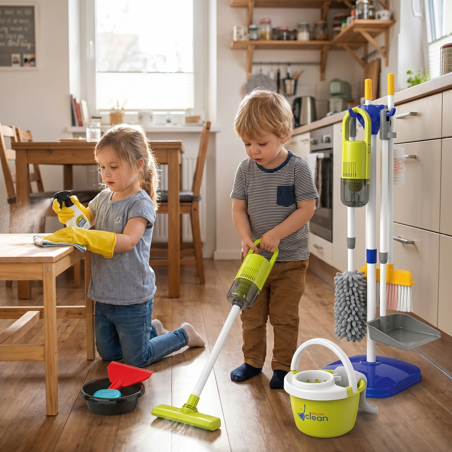 Kids Interactive Cleaning Play Set