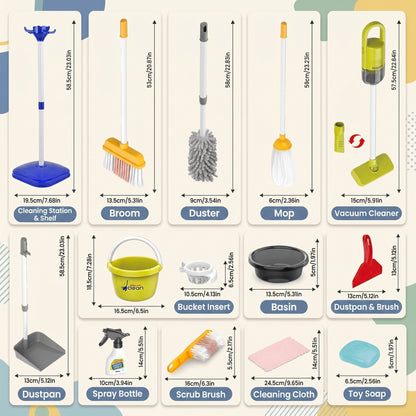 Kids Interactive Cleaning Play Set