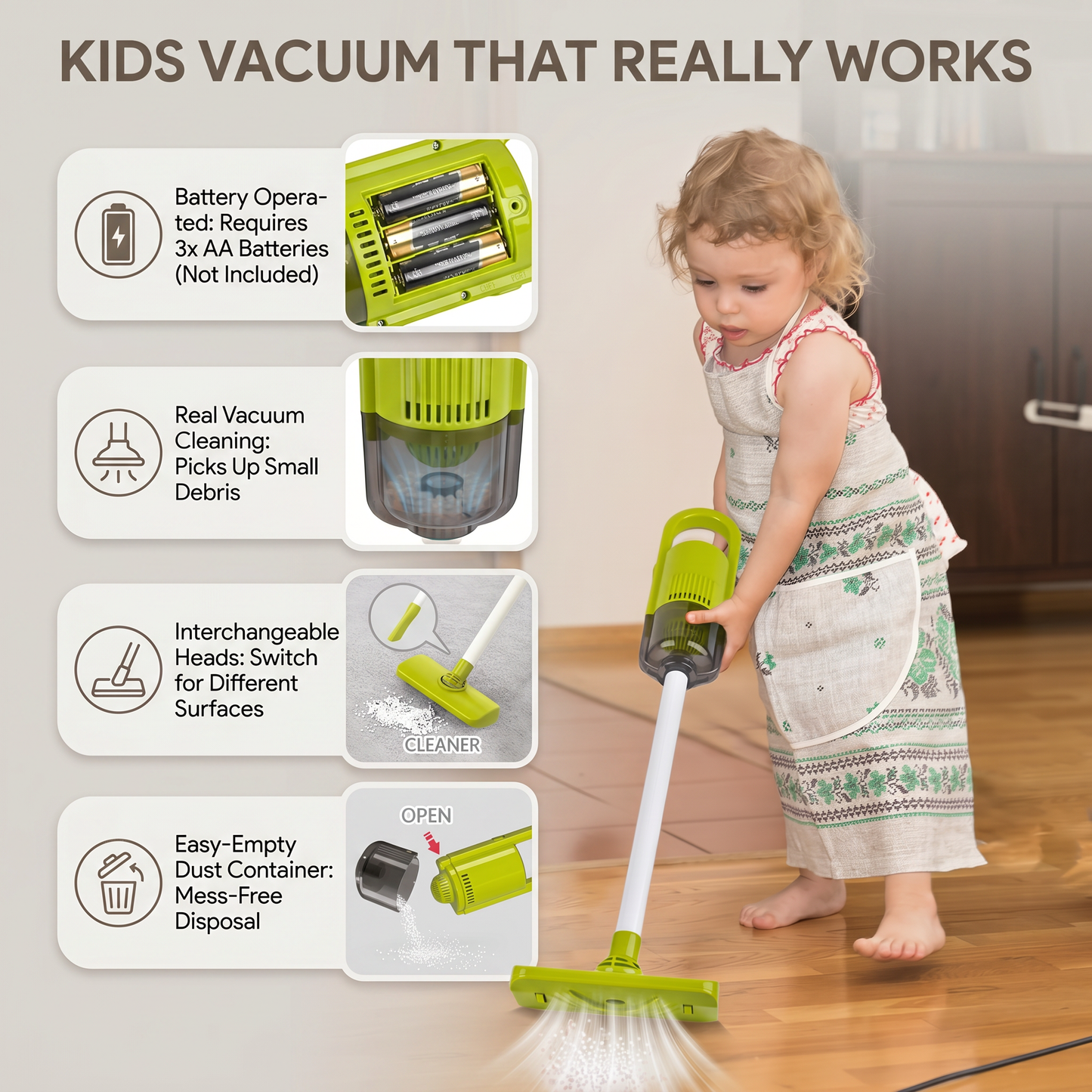 Kids Interactive Cleaning Play Set
