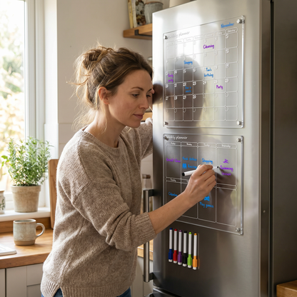 Magnetic Family Fridge Calendar Planner