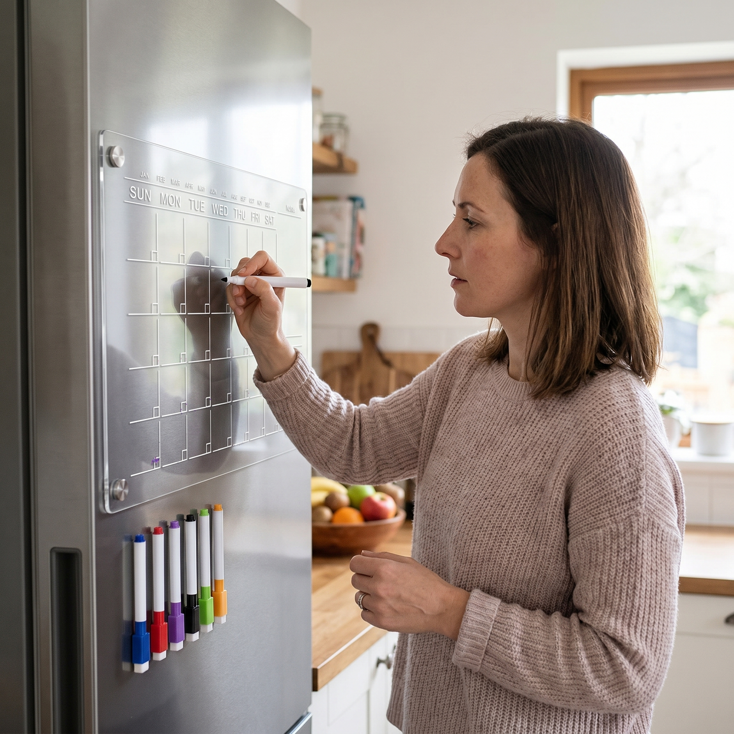 Magnetic Family Fridge Calendar Planner