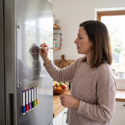Magnetic Family Fridge Calendar Planner