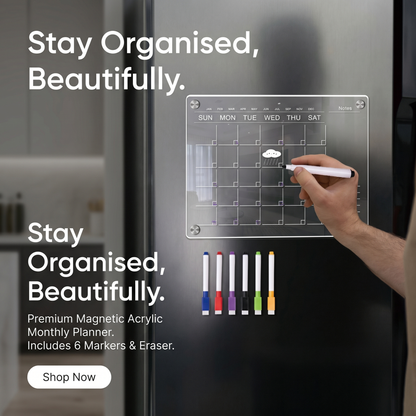Magnetic Family Fridge Calendar Planner
