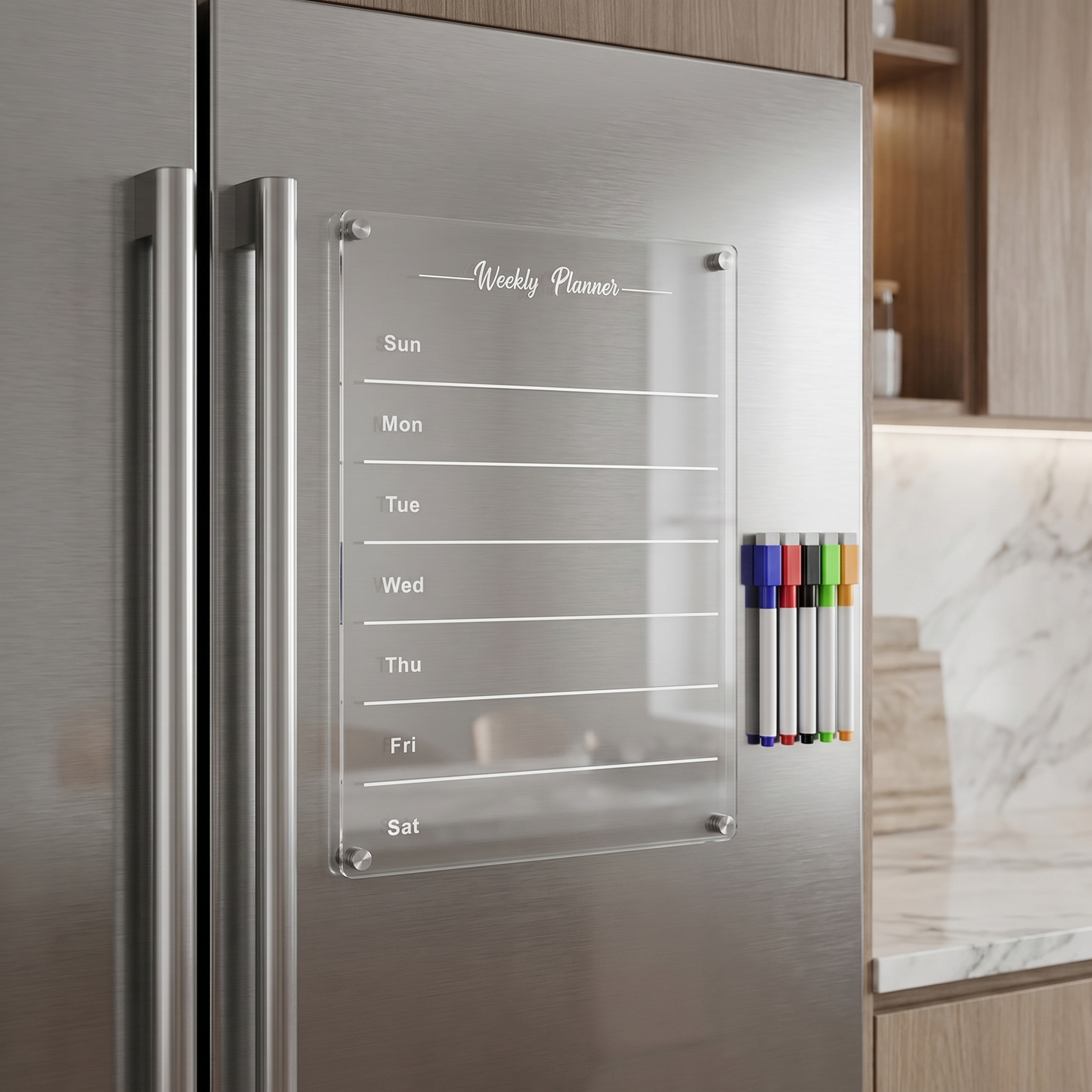 Magnetic Family Fridge Calendar Planner