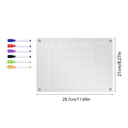 Magnetic Family Fridge Calendar Planner