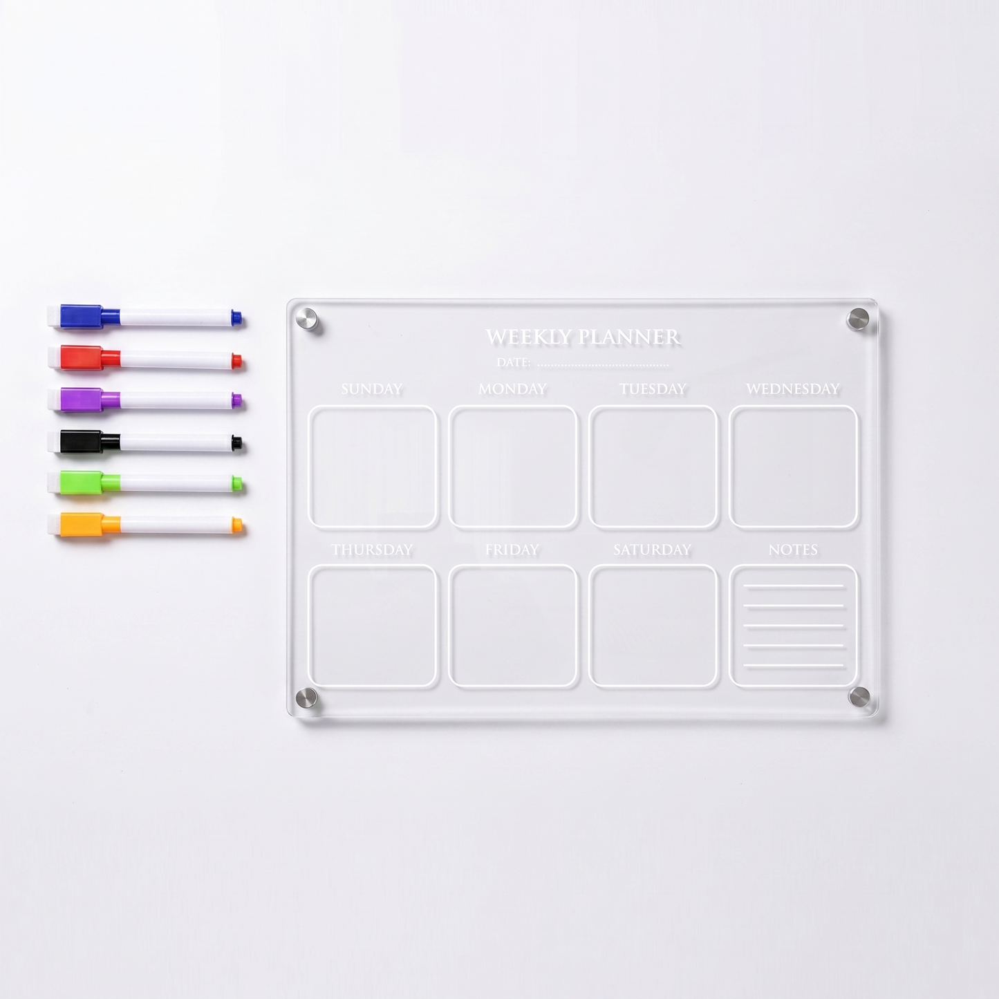 Magnetic Family Fridge Calendar Planner