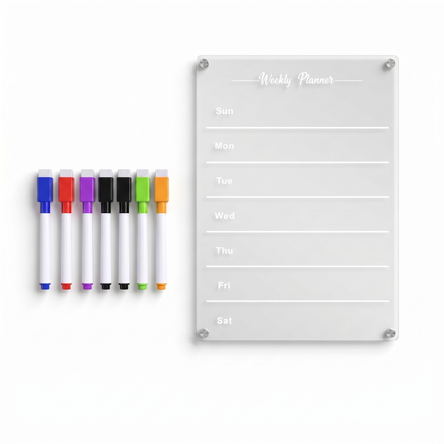 Magnetic Family Fridge Calendar Planner