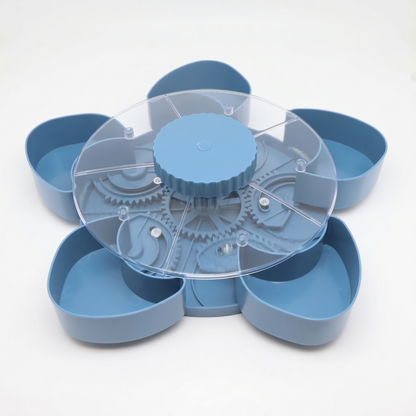 Rotating Serving Tray for Snacks