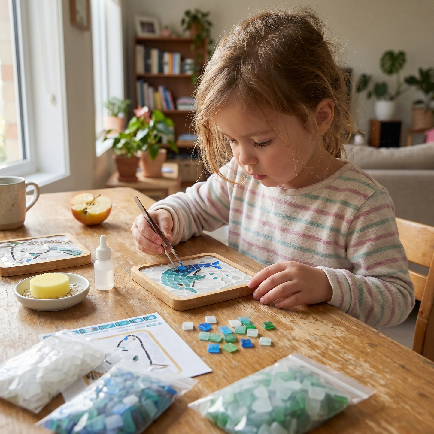 Animal & Ocean Mosaic Coaster Craft Set