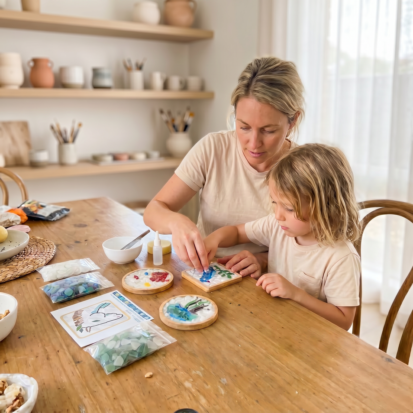 Animal & Ocean Mosaic Coaster Craft Set