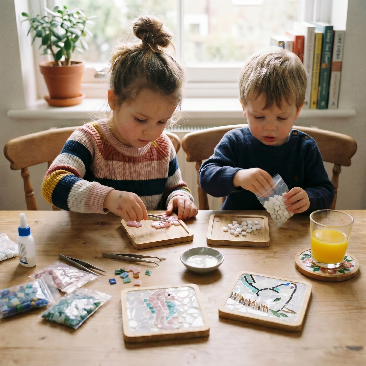 Animal & Ocean Mosaic Coaster Craft Set