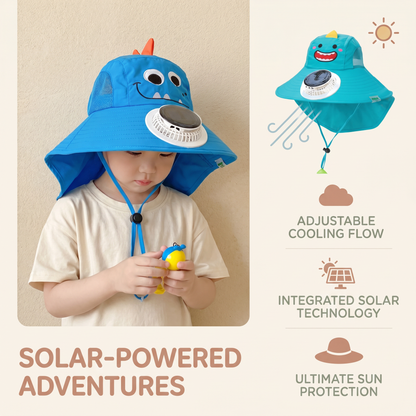Solar Cooling Sun Hat for Kids