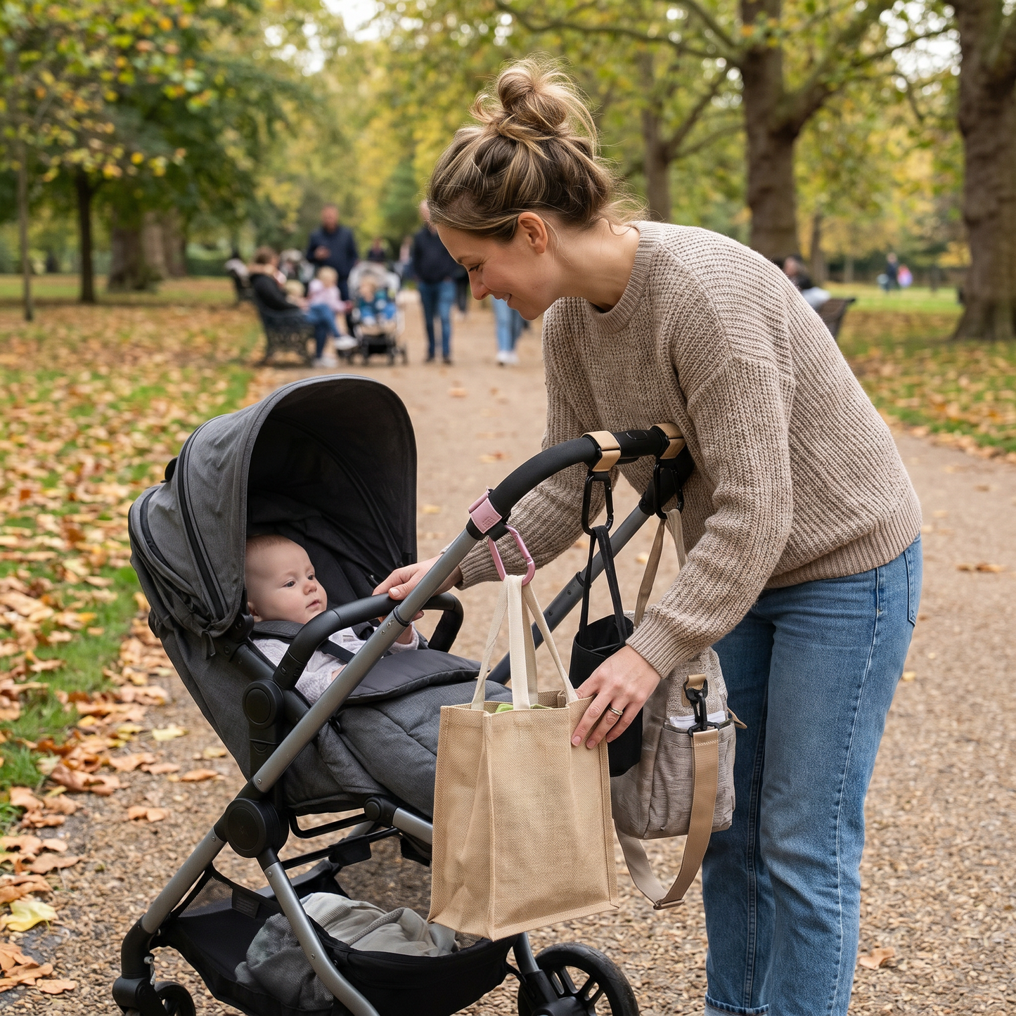 Universal Pushchair Bag Hook Set (2pcs)