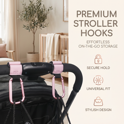 Universal Pushchair Bag Hook Set (2pcs)