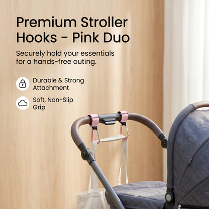 Universal Pushchair Bag Hook Set (2pcs)