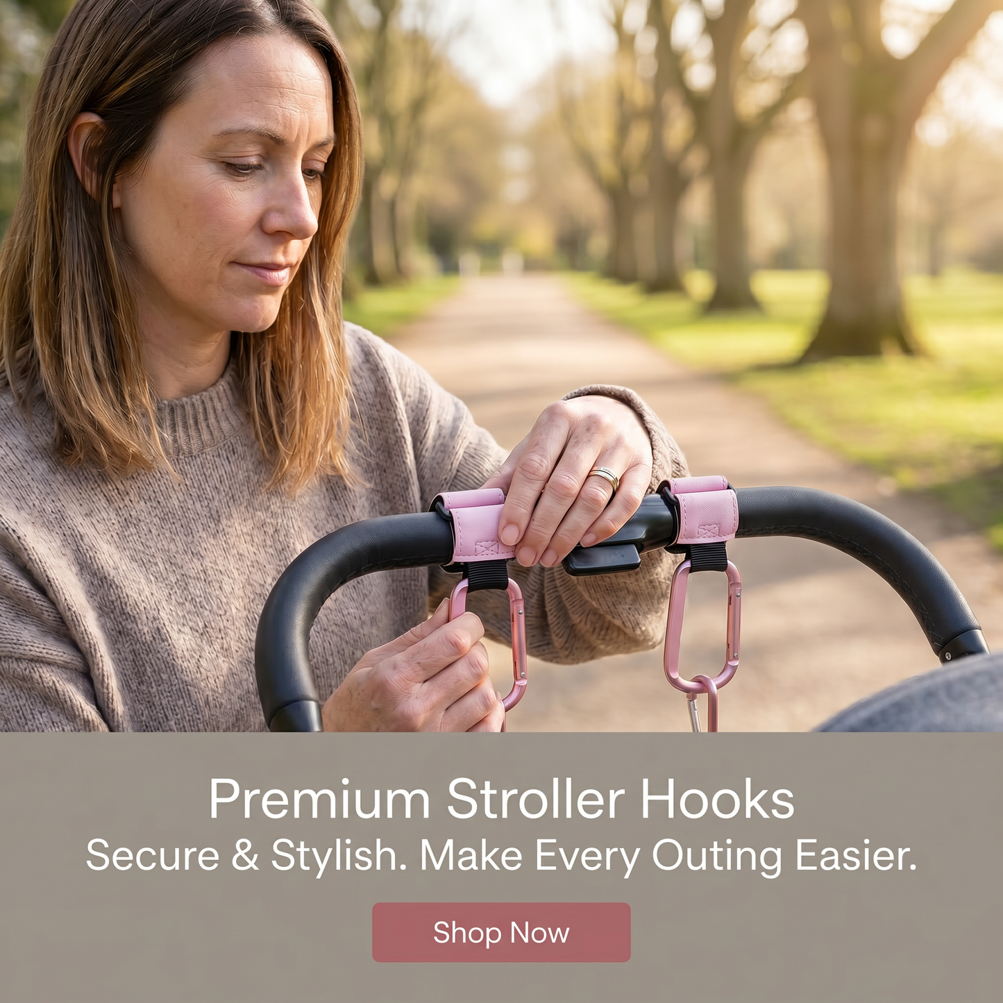 Universal Pushchair Bag Hook Set (2pcs)
