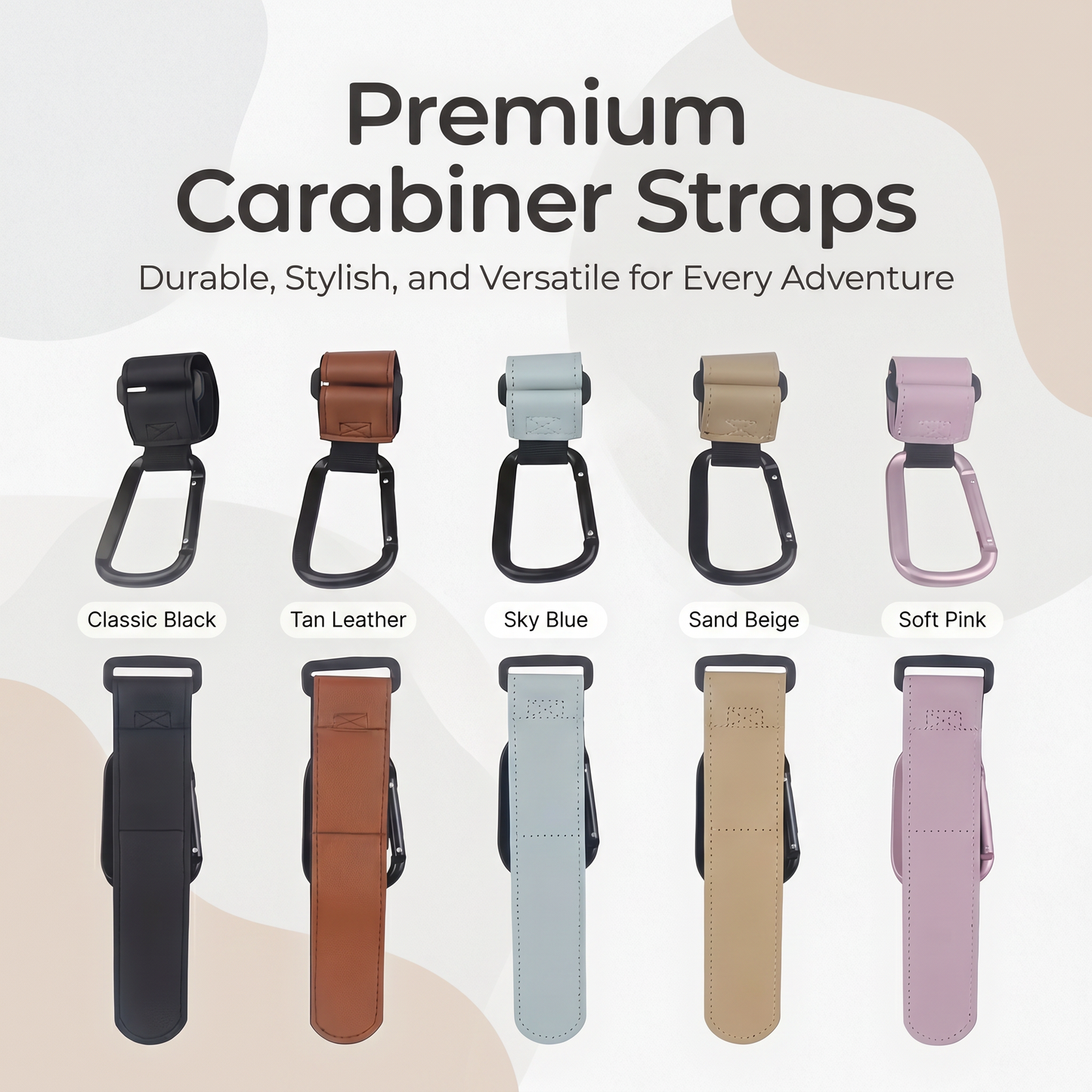Universal Pushchair Bag Hook Set (2pcs)