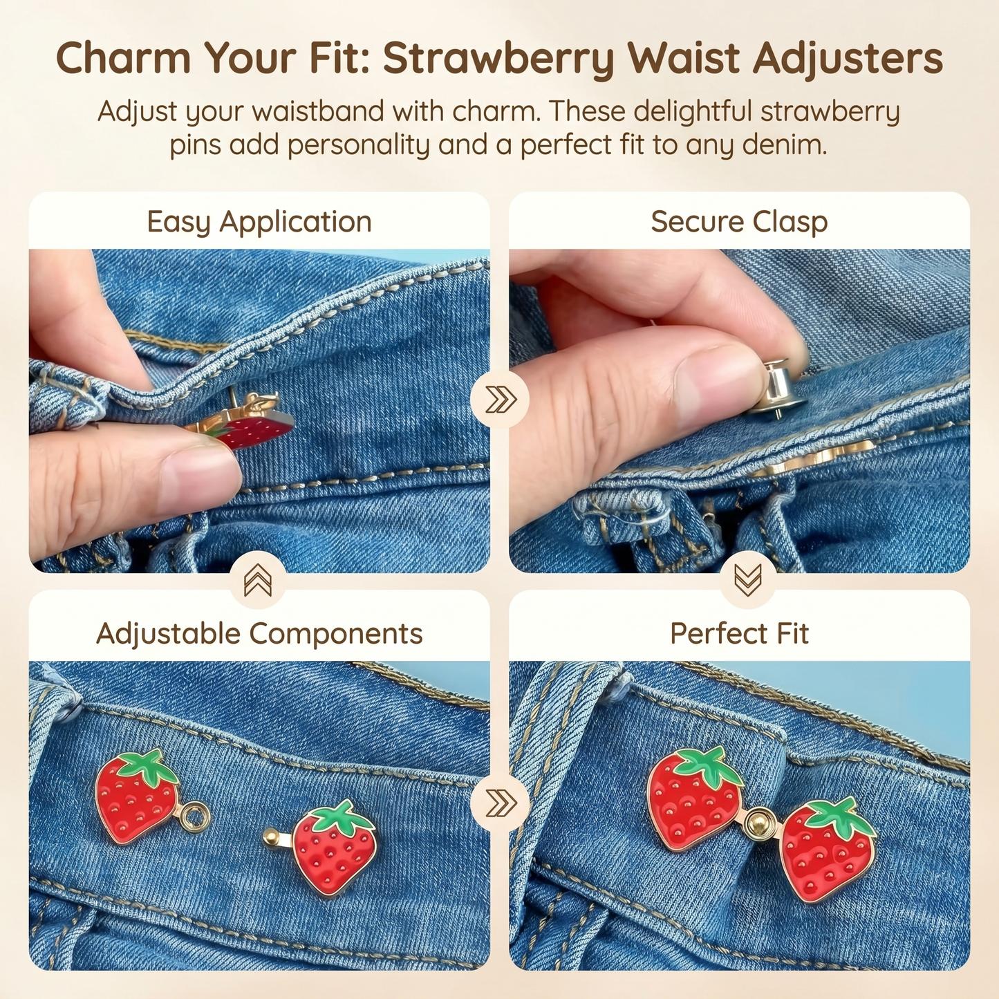 Kids Waist Tightening Buttons for Jeans (2 pcs)