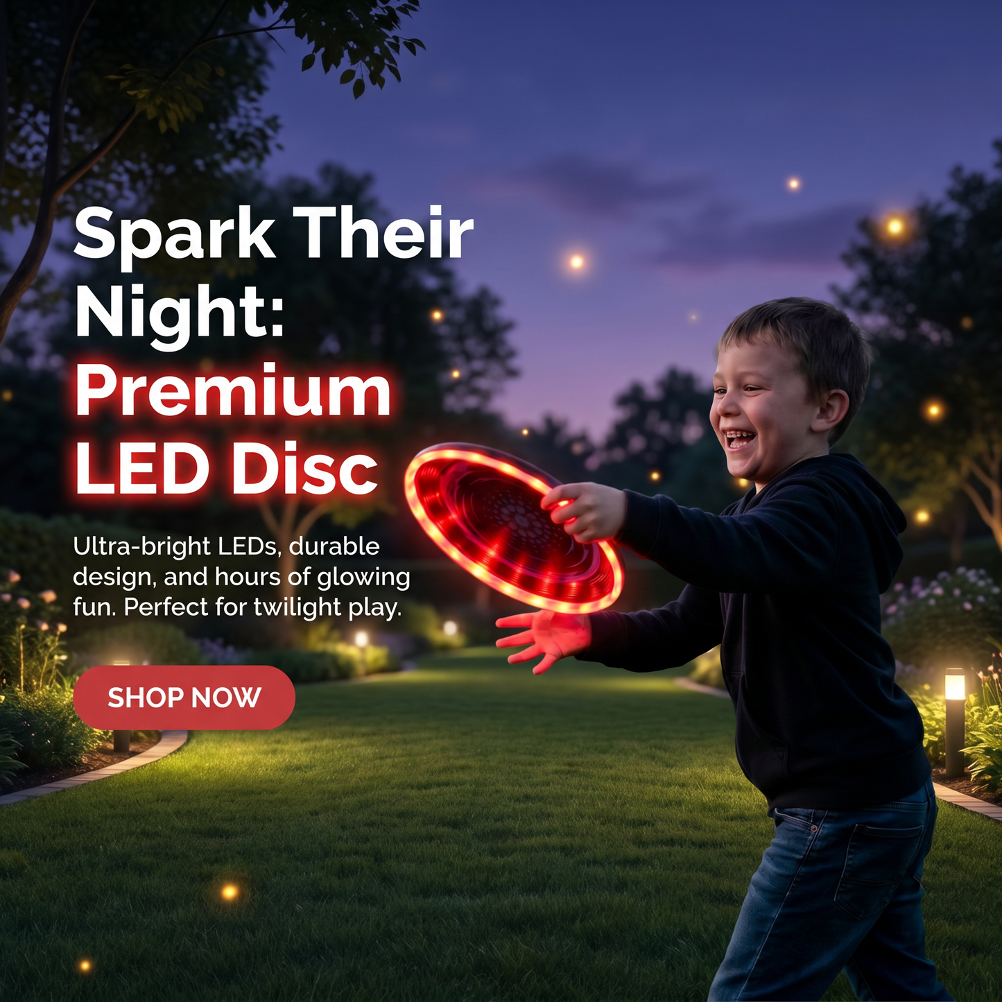 Outdoor LED Flying Disc