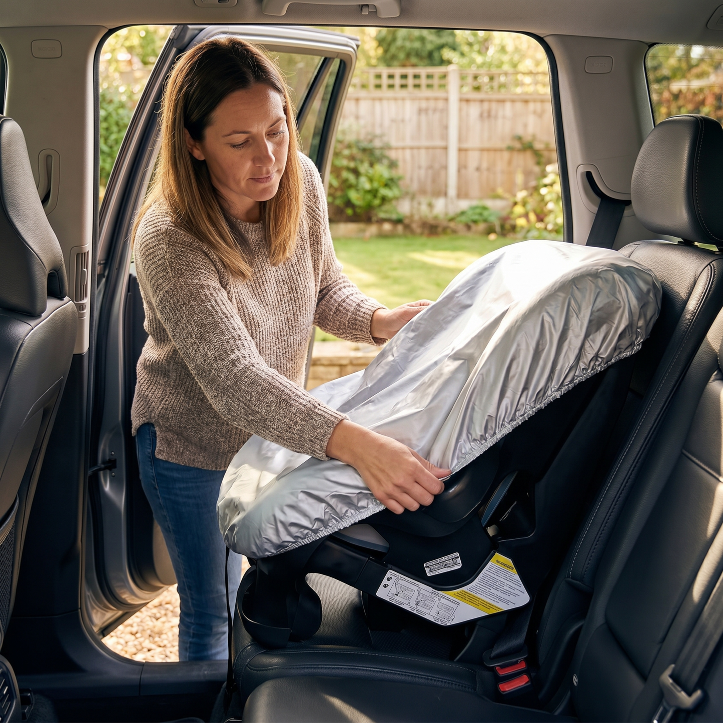 Child Car Seat Sun Protection Cover