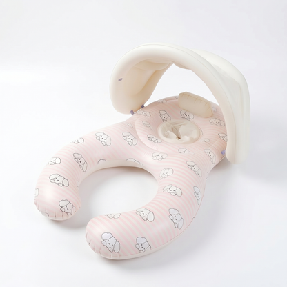 Parent and Baby Swim Float with Sun Shade