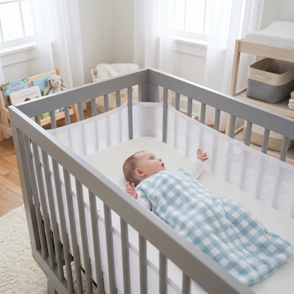 Breathable Cot Mesh Liner for Babies