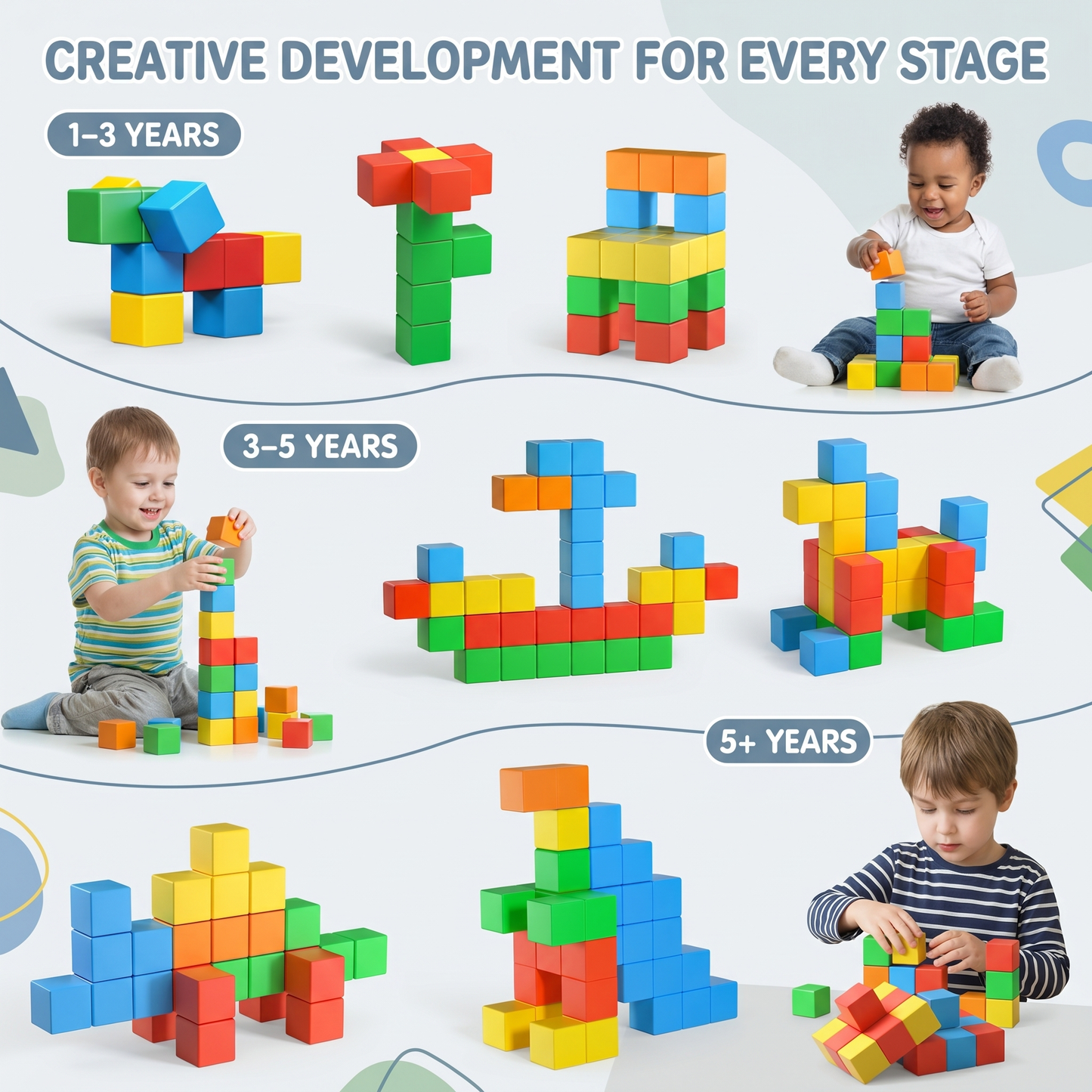 XL Magnetic Building Blocks 5cm
