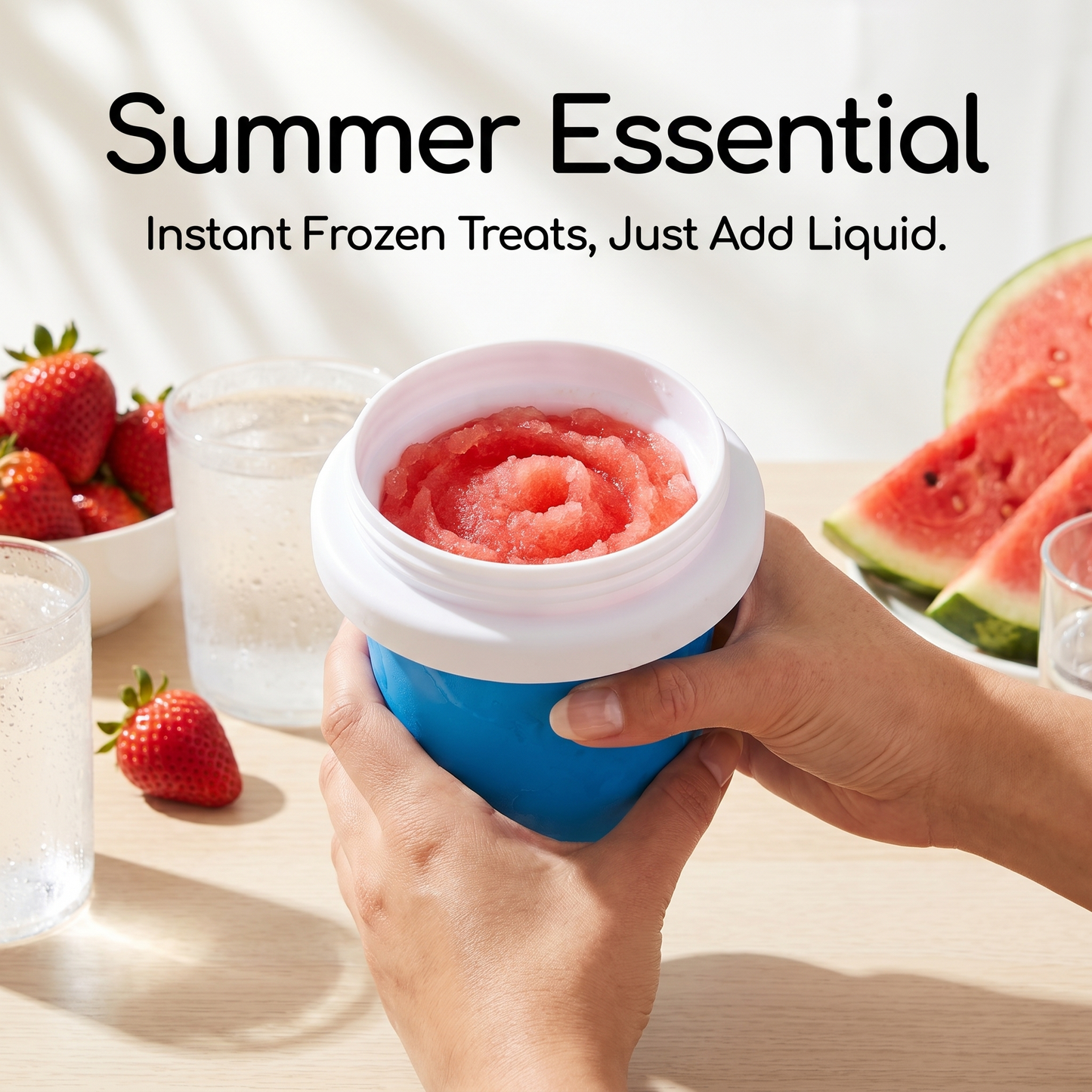 Freeze and Squeeze Homemade Slushy Cup