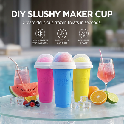 Freeze and Squeeze Homemade Slushy Cup