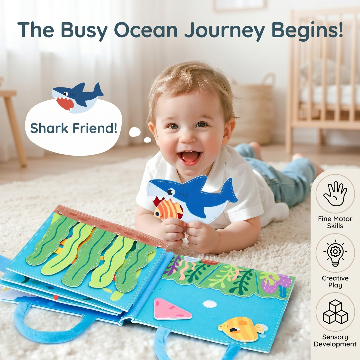 Ocean Adventure Busy Book for Toddlers