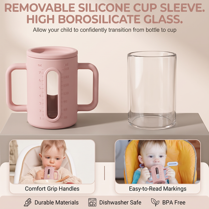 Toddler Silicone Straw Cup with Handles