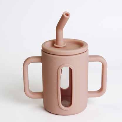 Toddler Silicone Straw Cup with Handles