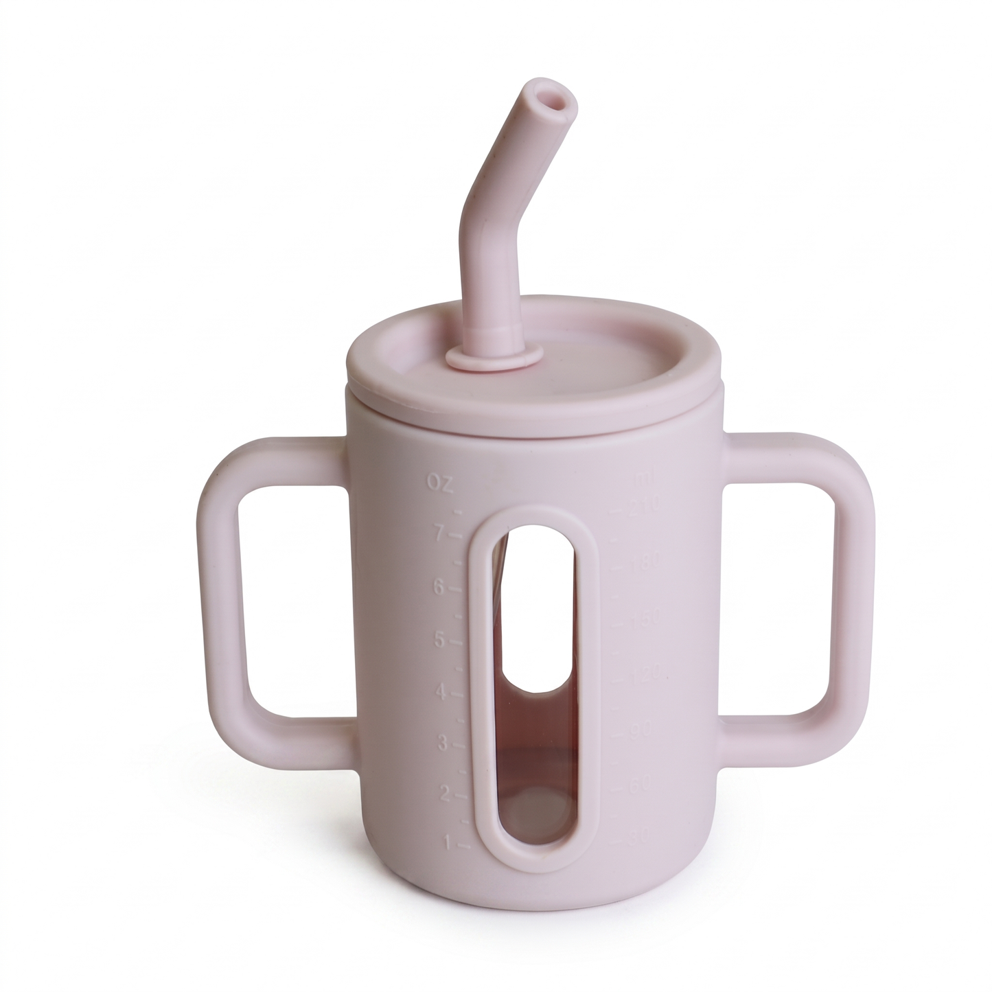 Toddler Silicone Straw Cup with Handles