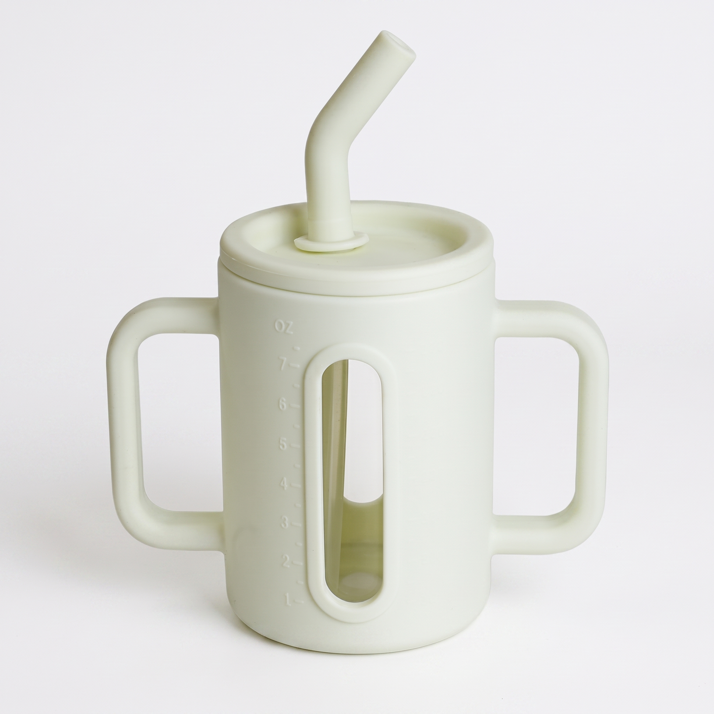 Toddler Silicone Straw Cup with Handles