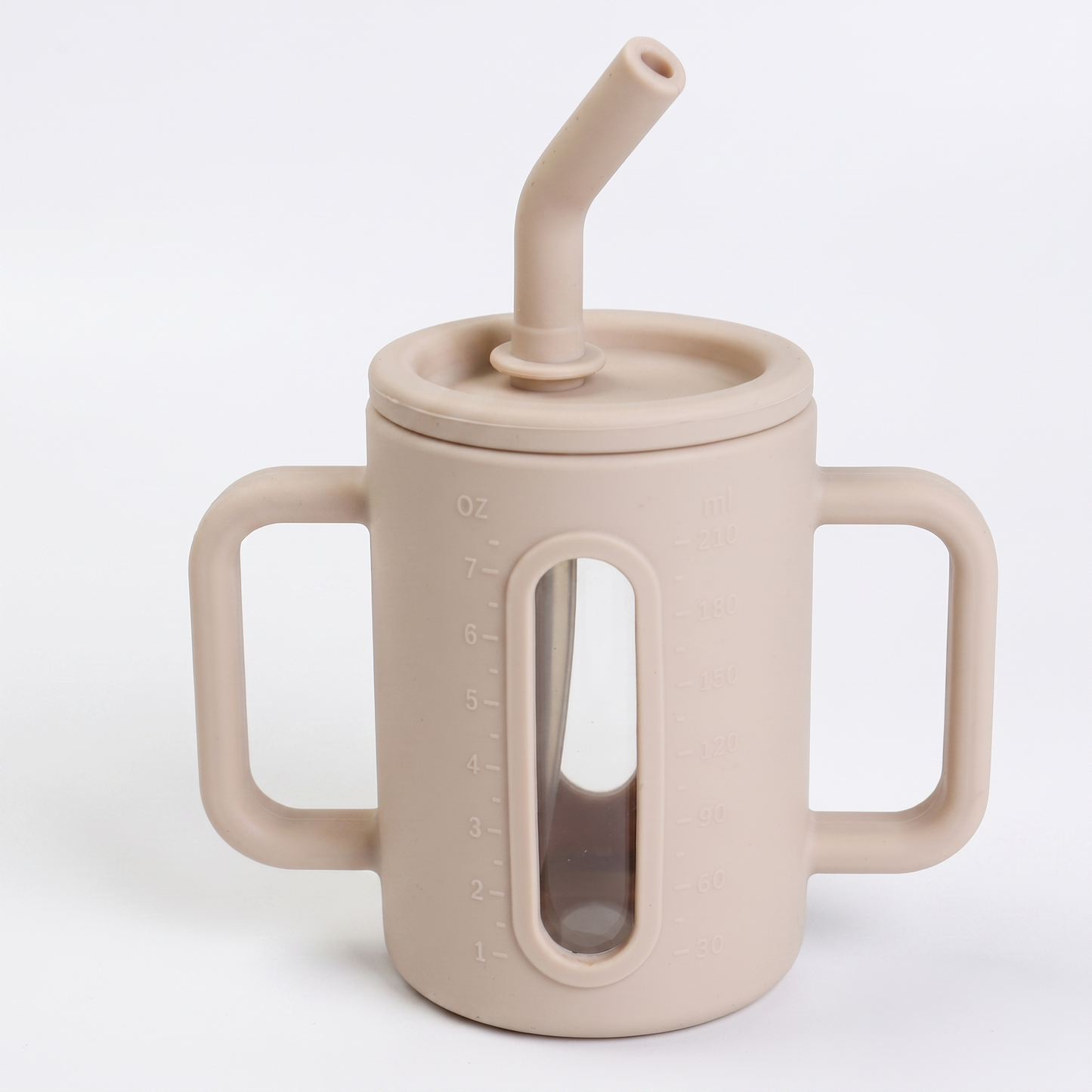 Toddler Silicone Straw Cup with Handles