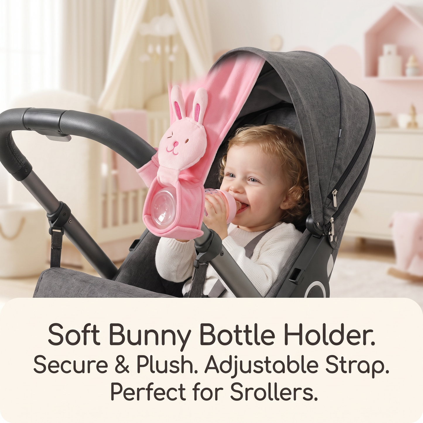 Adjustable Baby Bottle Holder for Hands Free Feeding