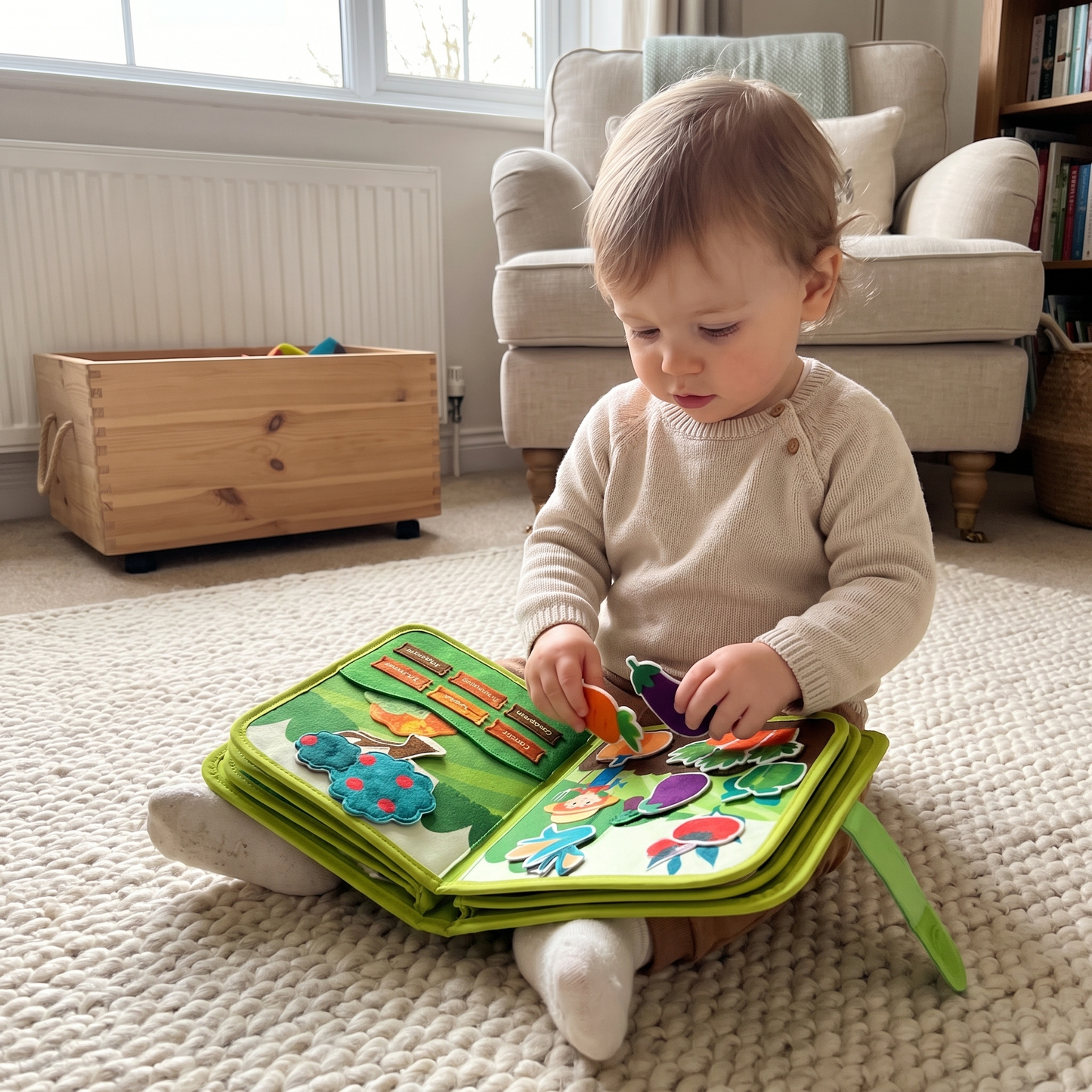 Montessori Farm Busy Book for Toddlers
