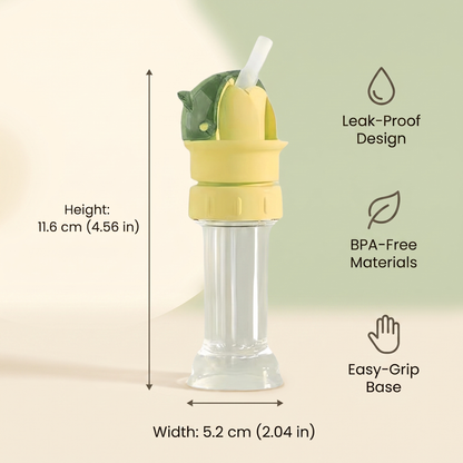 Universal Silicone Bottle Straw Topper (2-pack)