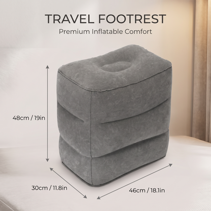 Inflatable Travel Foot Rest Cushion