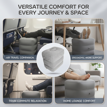 Inflatable Travel Foot Rest Cushion