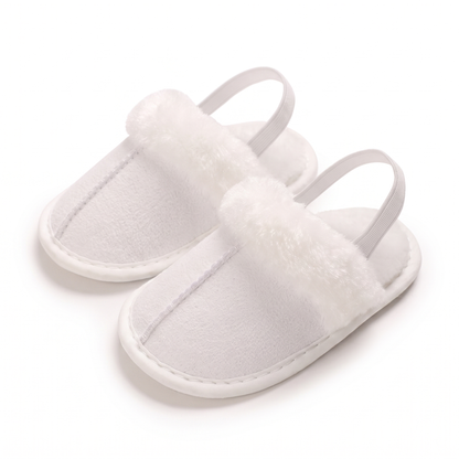 Soft Baby House Slippers with Back Strap