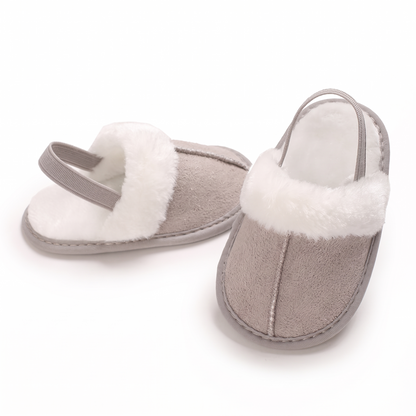 Soft Baby House Slippers with Back Strap