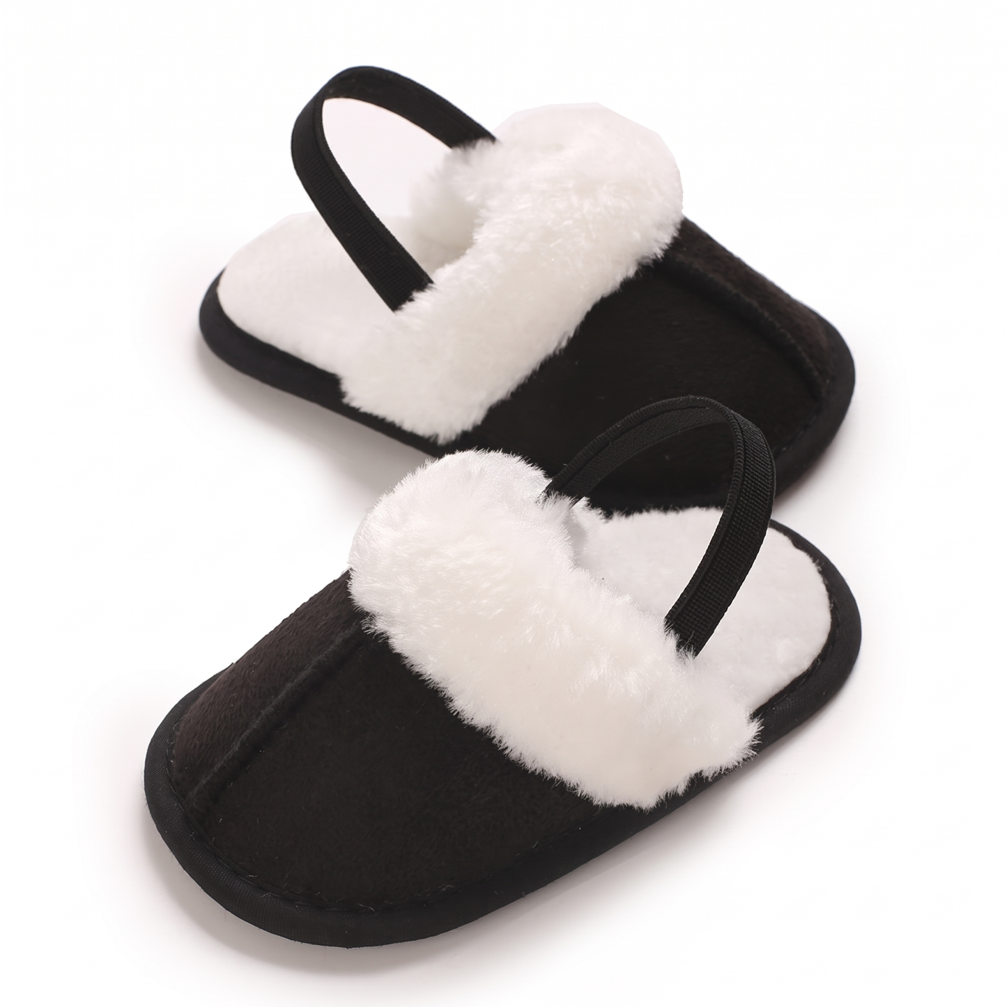 Soft Baby House Slippers with Back Strap
