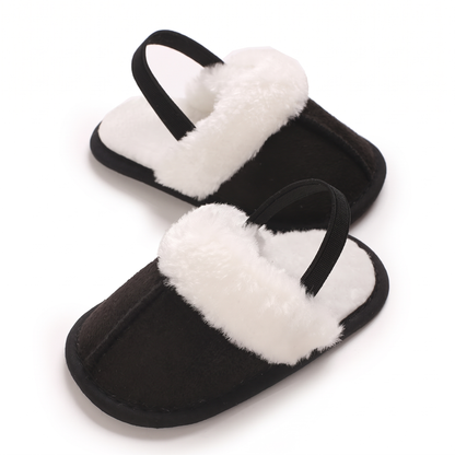 Soft Baby House Slippers with Back Strap
